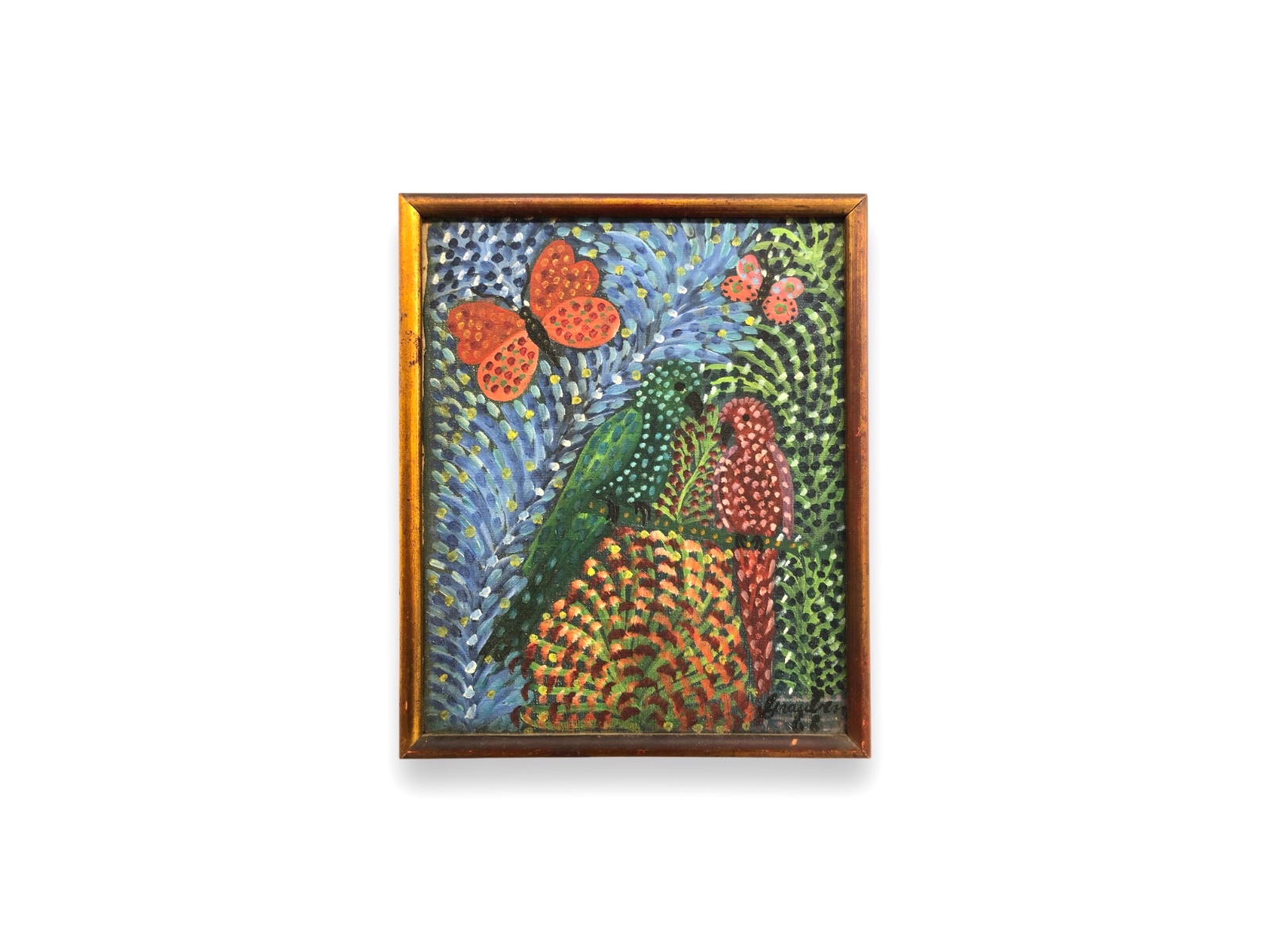 Grauben  (1889-1972), Flores, aves e borboletas, 1968 - foto 2 de 4