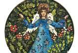Rosina Becker do Valle (1914-2000), O anjo, 1996 - Óleo s/ cartão panamá<br>Ass. verso<br><br>Conhecida como uma das grande expoentes da diversidade cultural do país. Foi dona de casa até iniciar s...