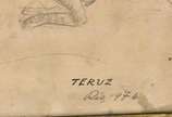 Orlando Teruz (1902-1984), Frevo, 76 - Desenho  a grafite<br>Ass. inf. direito<br><br>Orlando Teruz (1902–1984) foi um dos nomes relevantes do modernismo brasileiro, com uma produção voltad