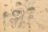 Orlando Teruz (1902-1984), Frevo, 76 - Desenho  a grafite<br>Ass. inf. direito<br><br>Orlando Teruz (1902–1984) foi um dos nomes relevantes do modernismo brasileiro, com uma produção voltad