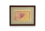 Glauco Rodrigues (1929-2004), Flor, 2000 - Aquarela s/ cartão <br>Ass. inf. direito <br>com dedicatoria do artista 