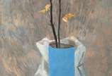 Enrico Bianco (1918-2013), Vaso de Flor, 1969 - Óleo s/ eucatex<br>Ass. inf. direito