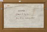 Glauco Rodrigues (1929-2004), Enigma, 1969 - Acrílica s/ tela s/ aglomerado<br>Ass. inf. direito e verso<br>Localizado Rio de Janeiro<br>Reproduzida no livro do artista Glauco Rodrigues - Crônica