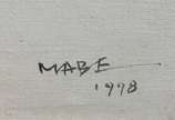 Manabu Mabe (1924-1997), Sem título, 1978 - Óleo s/ tela<br>Ass. inf. direito e verso