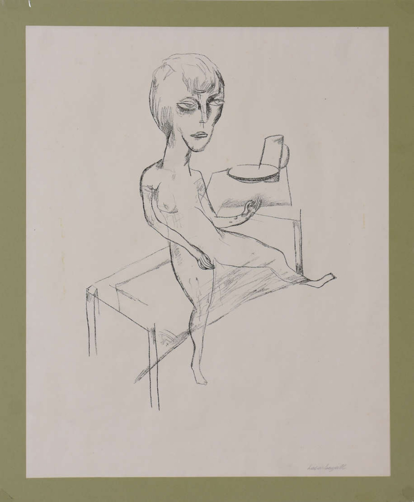 Lasar Segall (1891-1957), Mulher sentada, do album "Bubu", 1921 - foto 1 de 2