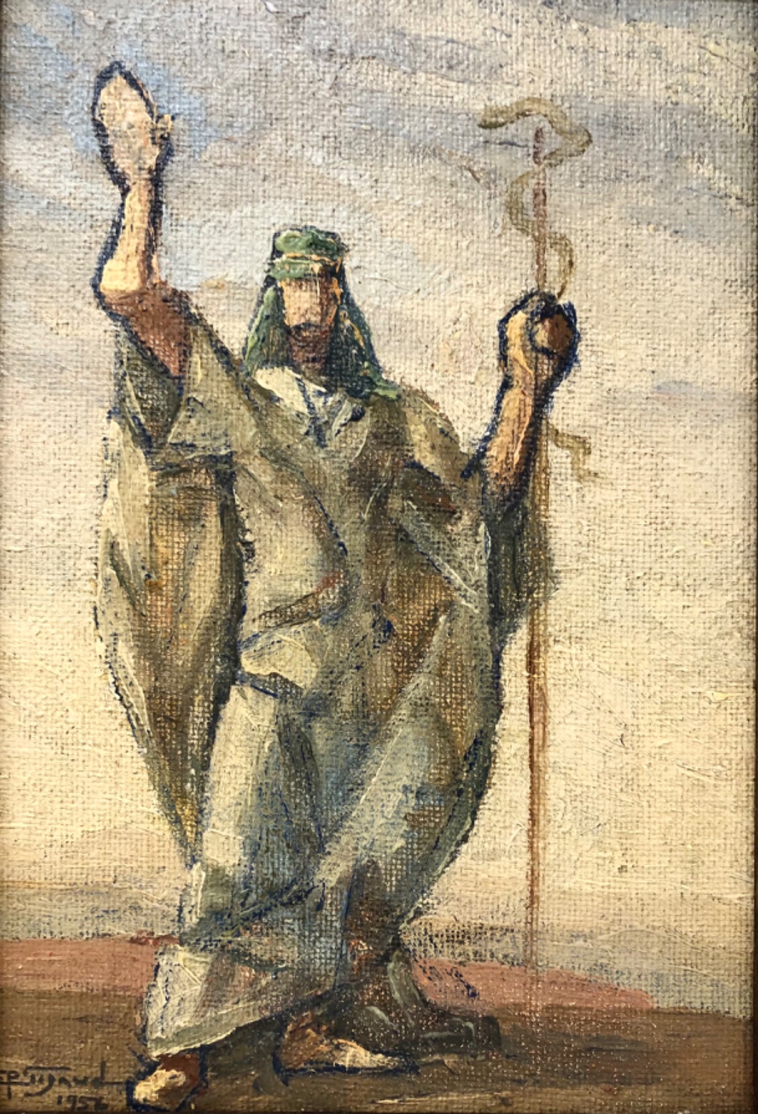 Eugênio Sigaud (1899-1979), Moises e a serpente de bronze, 1956 - foto 1 de 4