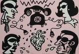 Victor Arruda, Grafitinho Rosa, 2013 - Serigrafia sobre papel | <br> Edição 22/34<br><br>Esta obra integra a coleção da Escola de Artes Visuais do Parque Lage. Os recursos obtidos com sua a