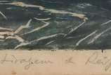 Oswaldo Goeldi (1895-1961), Pescadores, 1980 - Xilogravura <br>Gravação de Reis Júnior dat. 1981. ass. inf. esquerdo e por Beatriz Reynal<br>P.A <br><br>