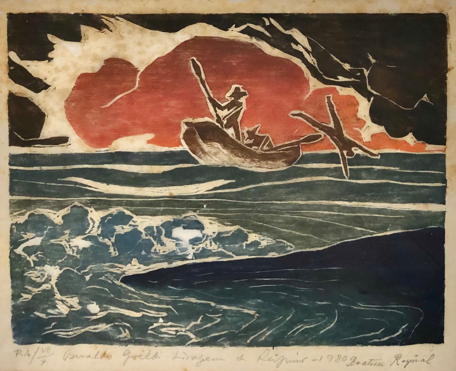 Oswaldo Goeldi (1895-1961), Pescadores, 1980 - foto 1 de 4