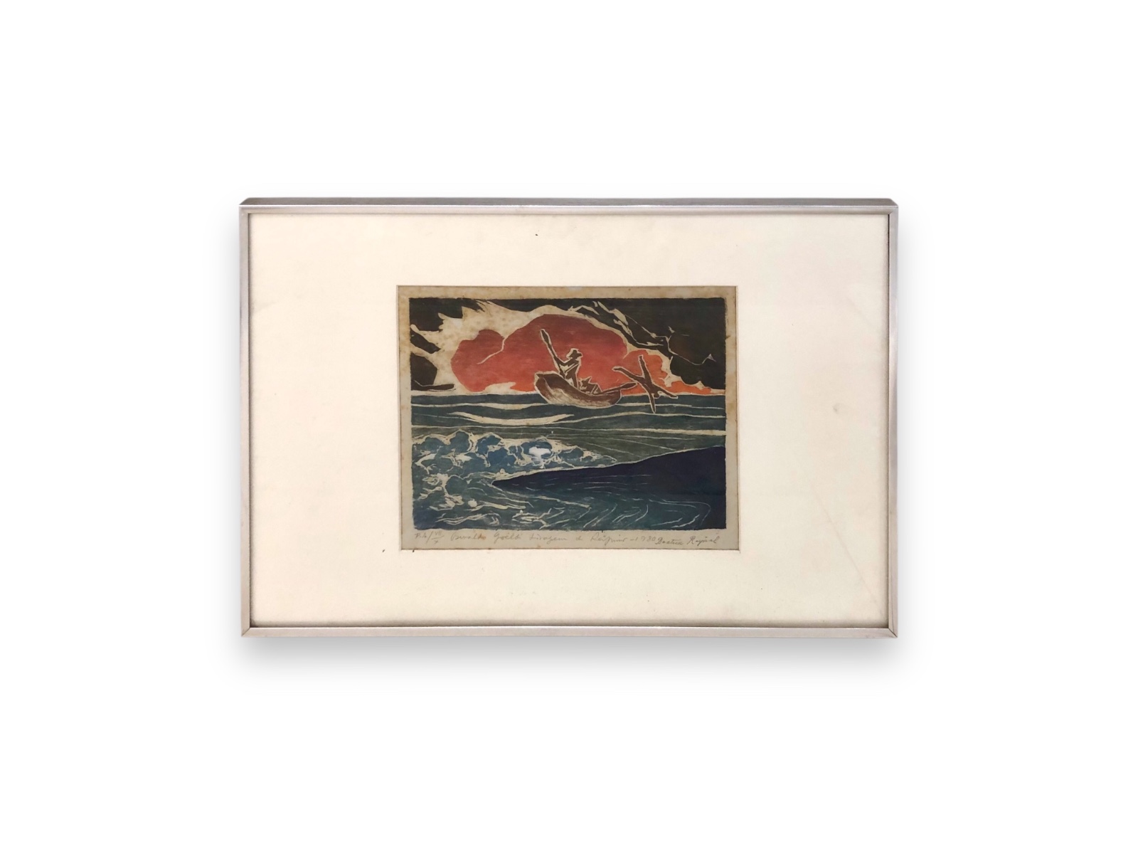 Oswaldo Goeldi (1895-1961), Pescadores, 1980 - foto 2 de 4