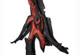 Frans Krajcberg (1921-2017), Vermelho e preto  - Escultura de parede <br>Ass. F.K<br>
