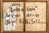 Abigail Vasthi Schlemm (1957), Lição de Casa, 1996 - Óleo s/ tela<br>Ass. inf. esquerdo e verso