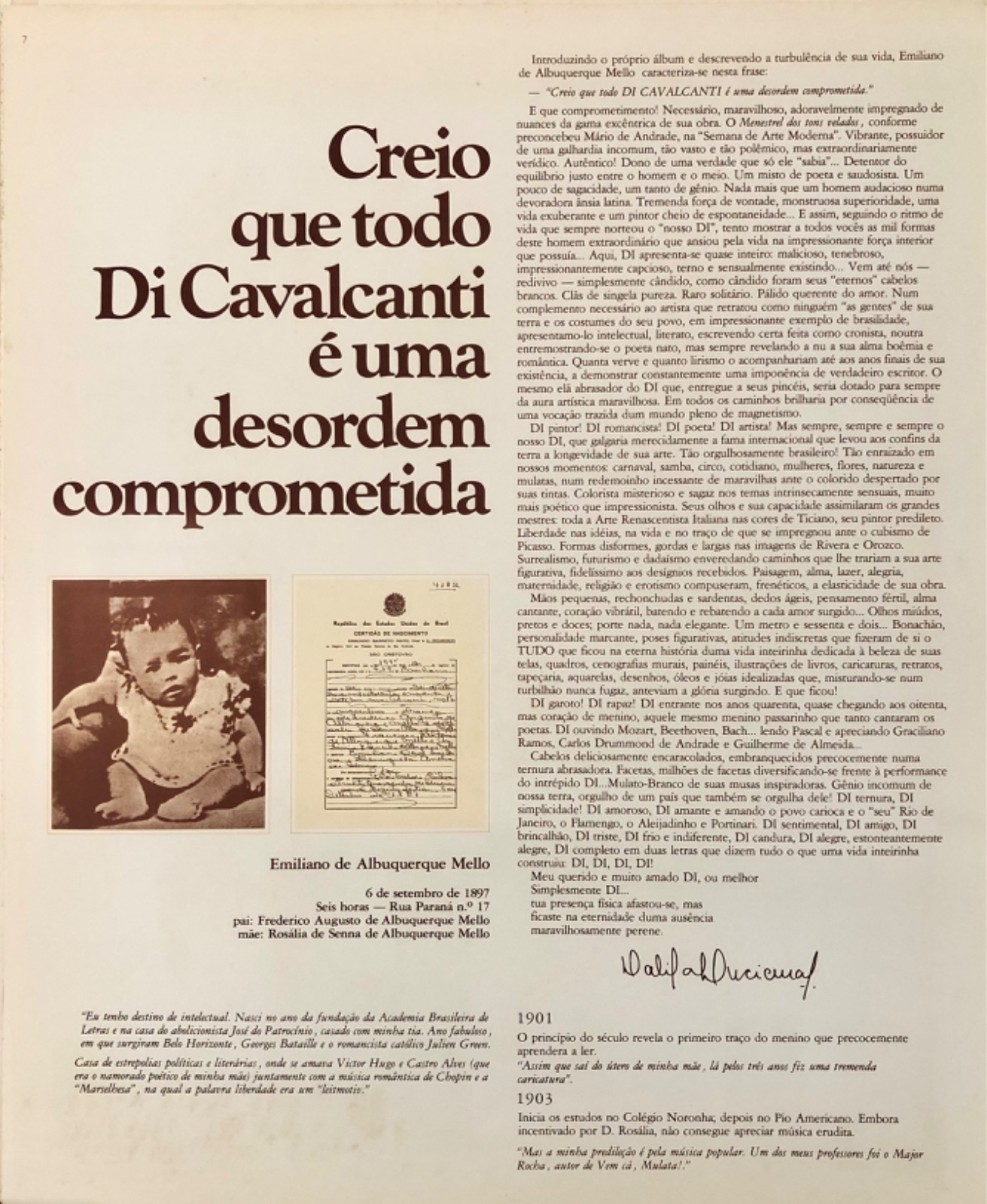 Di Cavalcanti (1897-1976) - foto 3 de 10