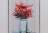 Enrico Bianco (1918-2013), Vaso de flores, 2005  - Crayon e acrílica s/ papel <br>Ass. inf. direito 