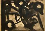 Iberê Camargo (1914-1994),  - Aguada de nanquim sobre papel <br>Ass. inf. central