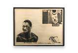 Rubens Gerchman (1942-2008), Na delegacia "timb... - Nanquim s/ papel<br>Ass. inf. direito 