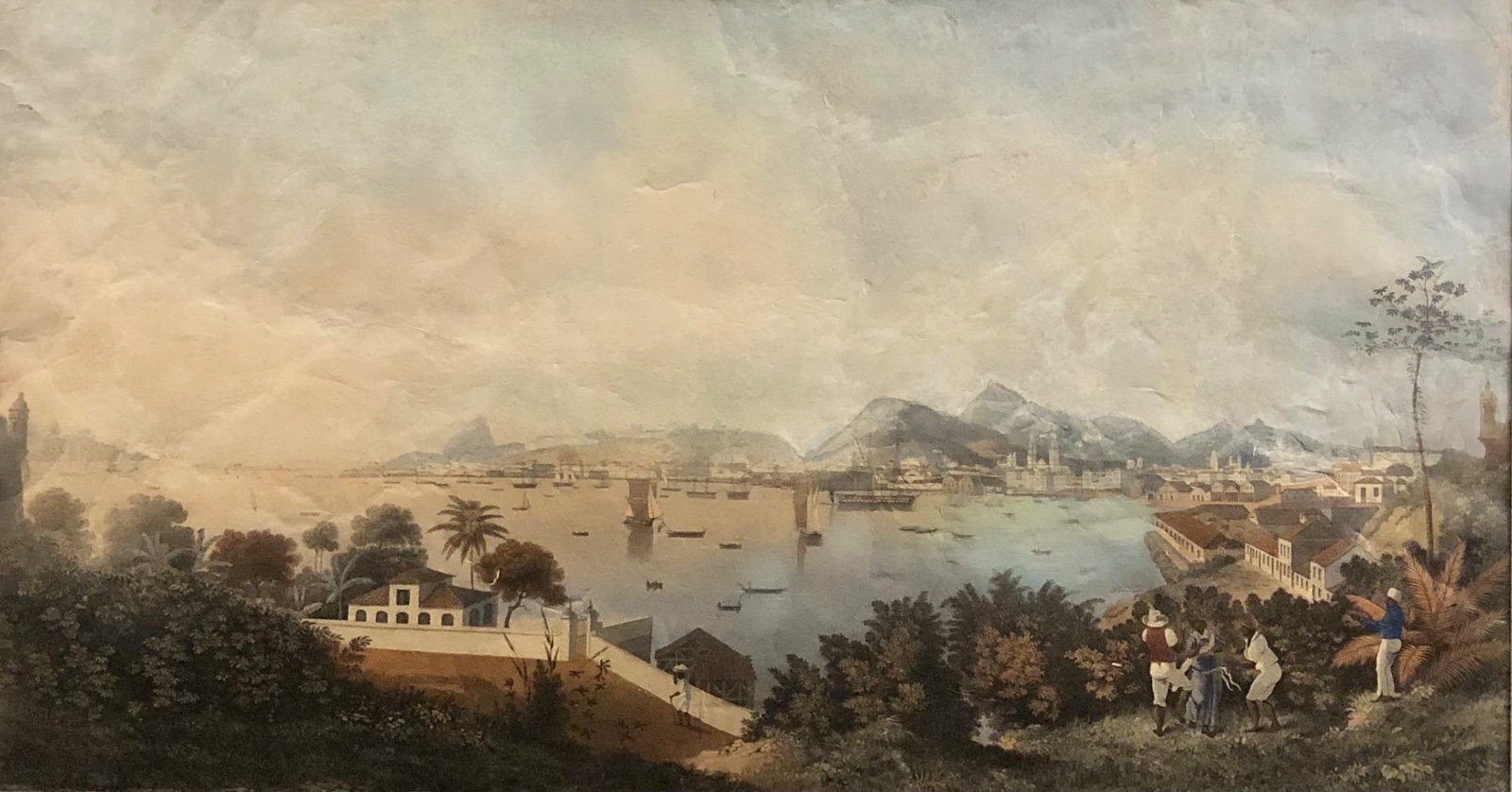 Rio de janeiro from Ilha das Cobras , 1833 - foto 1 de 4