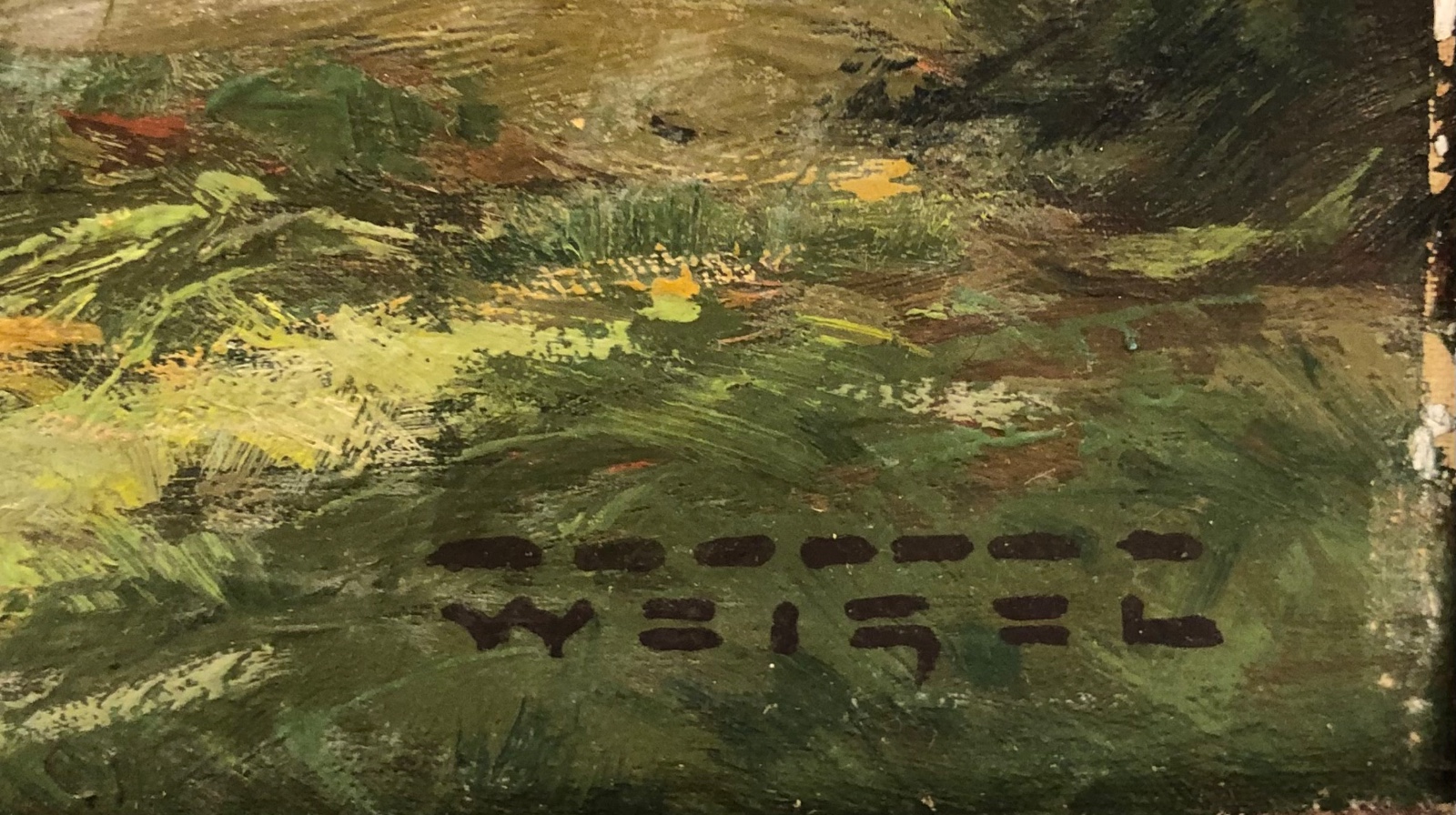 Rodolfo Weigel (1907-1987), Paisagem com casario - foto 3 de 4