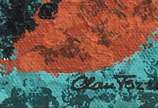 Claudio Tozzi (1944), Sem titulo, 1990 - Acrílico s/ tela <br>Ass. inf. direito e verso  