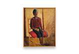 Emeric Marcier (1916-1990), O menino e a fruta,... - Óleo s/ tela<br>Ass. inf. direito