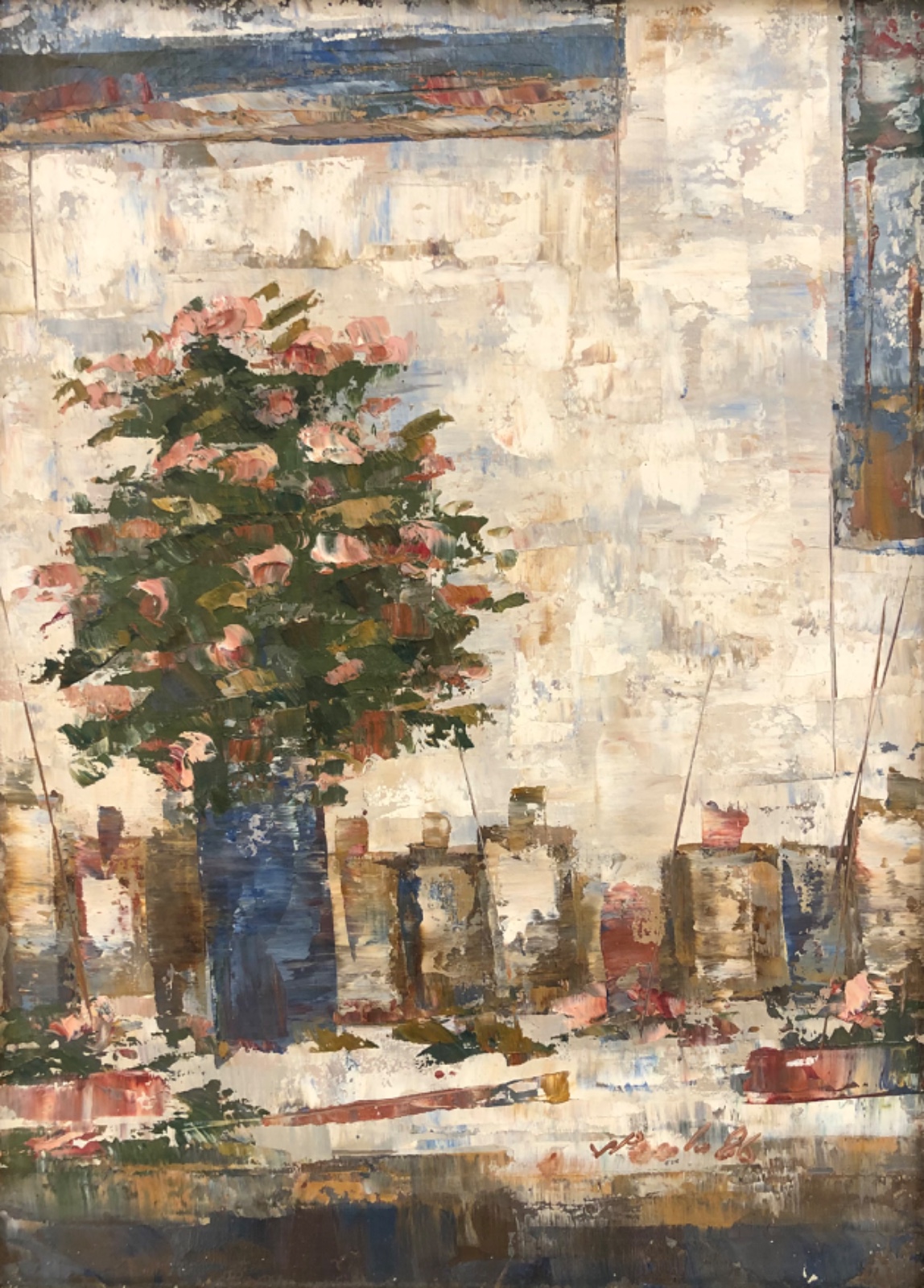 José Paulo Moreira da Fonseca (1922-2004), Flores no ateliê, 1986 - foto 1 de 4