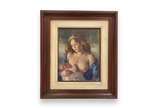 Aurélio D'Alincourt (1919-1990), Maternidade  - Óleo s/ eucatex <br>Ass. sup. direito 