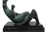 Vera Torres (1962), Namorados - Escultura em bronze patinado<br>Assinada na peça <br>Peça única<br>Acompanha certificado da artista. 
