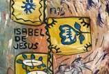 Isabel de Jesus (1938), Bom amigos - Guachê s/ papel<br>Ass. inf. esquerdo<br>Obra necessita restauro no papel.<br>