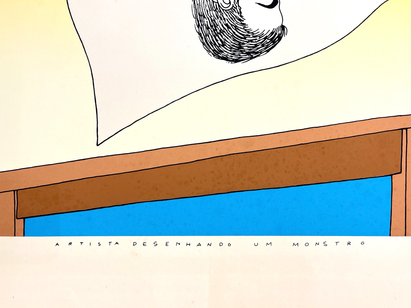 Roberto Magalhães (1940), Artista desenhando um monstro (1987) - foto 3 de 4