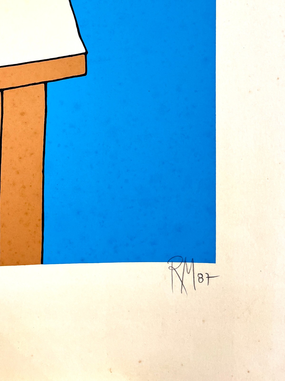 Roberto Magalhães (1940), Artista desenhando um monstro (1987) - foto 4 de 4