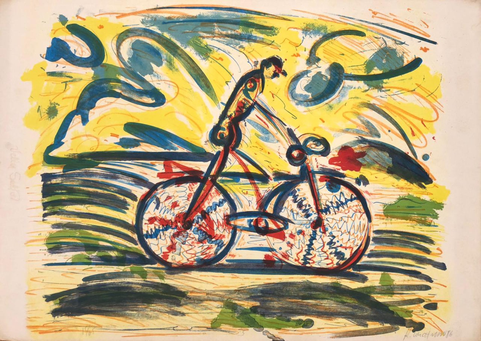  Rubens Gerchman (1942-2008), Bike, 1986 - foto 1 de 3