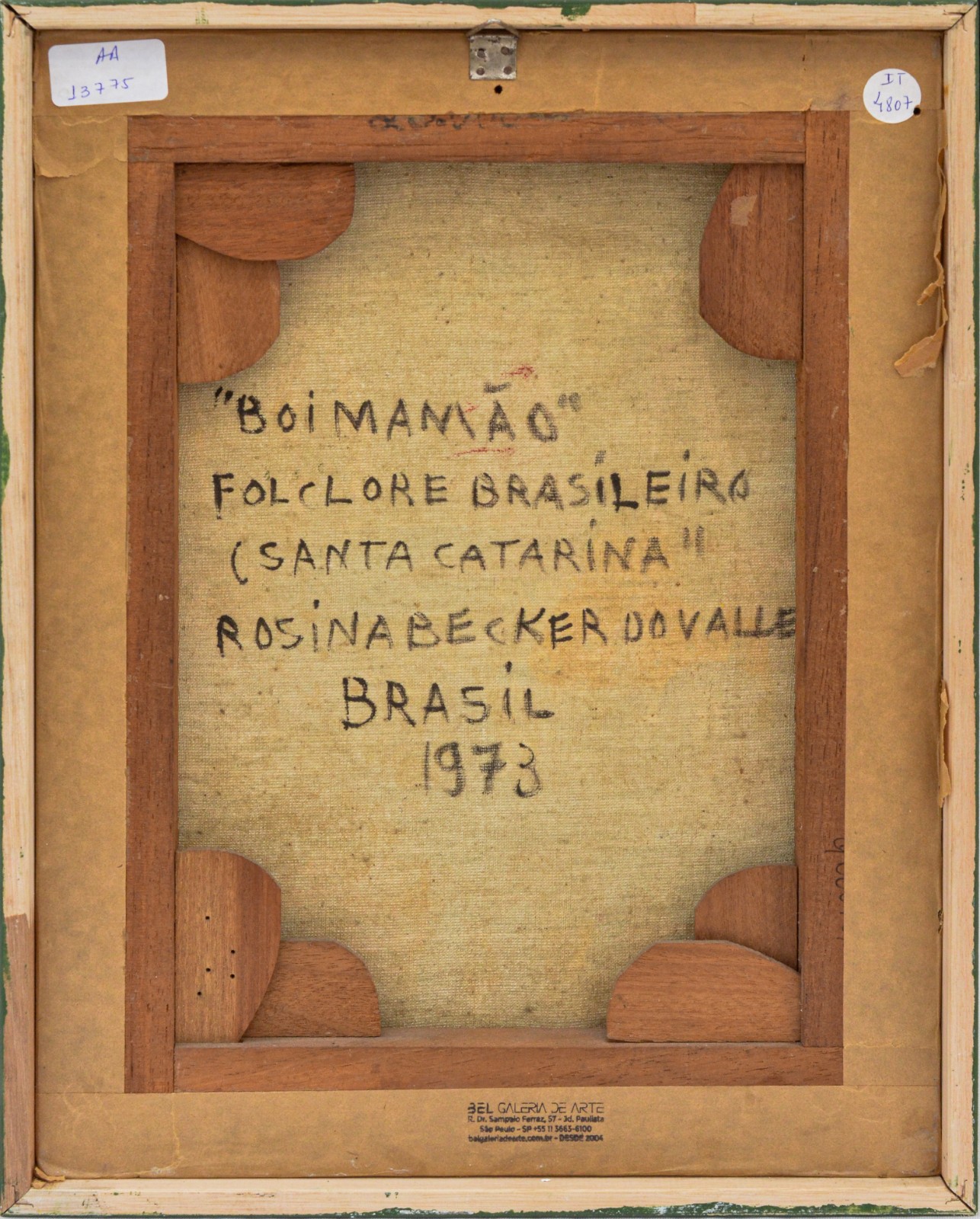 Rosina Becker do Valle (1914-2000), Boi Mamão ( Folclore Brasileiro ), 1973 - foto 7 de 7