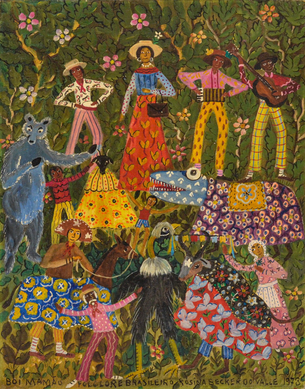 Rosina Becker do Valle (1914-2000), Boi Mamão ( Folclore Brasileiro ), 1973 - foto 2 de 7