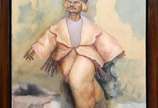 Mário Gruber (1927-2011), Sem título (Série Fan... - Óleo s/ tela<br>Com registro do artista F017/ABR-88<br>Ass. canto inf. direito e verso