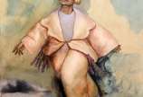 Mário Gruber (1927-2011), Sem título (Série Fan... - Óleo s/ tela<br>Com registro do artista F017/ABR-88<br>Ass. canto inf. direito e verso