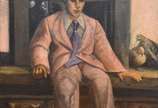 Mário Gruber (1927-2011), Janela Transparente, ... - Óleo s/ tela<br>Com registro do artista UT011/MAR-88<br>Ass. canto inf. direito e verso