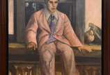 Mário Gruber (1927-2011), Janela Transparente, ... - Óleo s/ tela<br>Com registro do artista UT011/MAR-88<br>Ass. canto inf. direito e verso