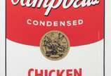 Andy Warhol (after), Chicken Noodle - Campbell’s Soup <br>Serigrafia em cores sobre papel, Anos 70/80<br>Edicao Sunday B. Morning. <br>Edição de 250<br>Procedência Anna Bella Geiger<br><br