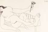 Pablo Picasso (1881-1973), Femme à la Fleur sur... - From La Série 347<br>Gravura em metal <br>Ass. inf. direito <br>Épreuve d'Artiste (Prova de Artista)<br>Procedência: Anna Bella Geiger<br><br><b...