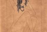 Pablo Picasso (1881-1973), Femme nue se couronn... - Gravura em metal <br>Série La Suíte Vollard<br>Ass. inf. direito <br>Procedência: Anna Bella Geiger<br><br>Esta obra é fruto  da segunda prancha...