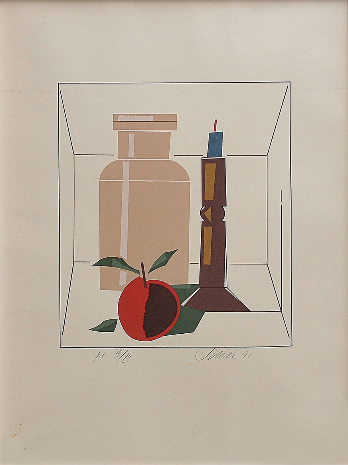 Carlos Scliar (1920-2001), Maça com vela