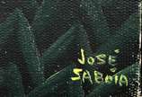 José Sabóia (1949-2025), Colheita - Óleo s/ tela <br>Ass. inf. direito