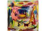 Armando Mattos (1957), Sem título - Acrílica s/ tela <br>Ass. verso