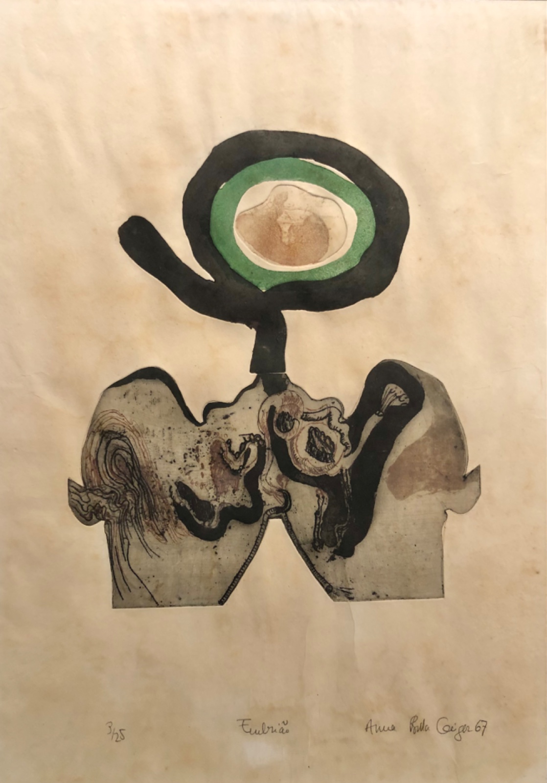 Anna Bella Geiger (1933), Embrião. 1967 - foto 1 de 5