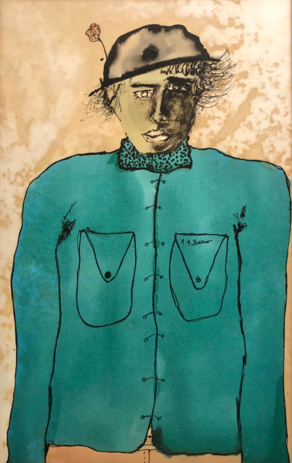 Artur Barrio (1945), Homem de terno verde - foto 1 de 4
