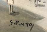 Sylvio Pinto (1918-1997), Porto - Óleo sobre tela <br>Ass. inf. esq.