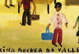 Rosina Becker do Valle (1914-2000), Feira (1967) - óleo sobre tela<br>Ass. inf.  no centro<br>Datado 1967, cid. titulado, cie. Ass, titulado, situado e datado Brasil 1967, no verso