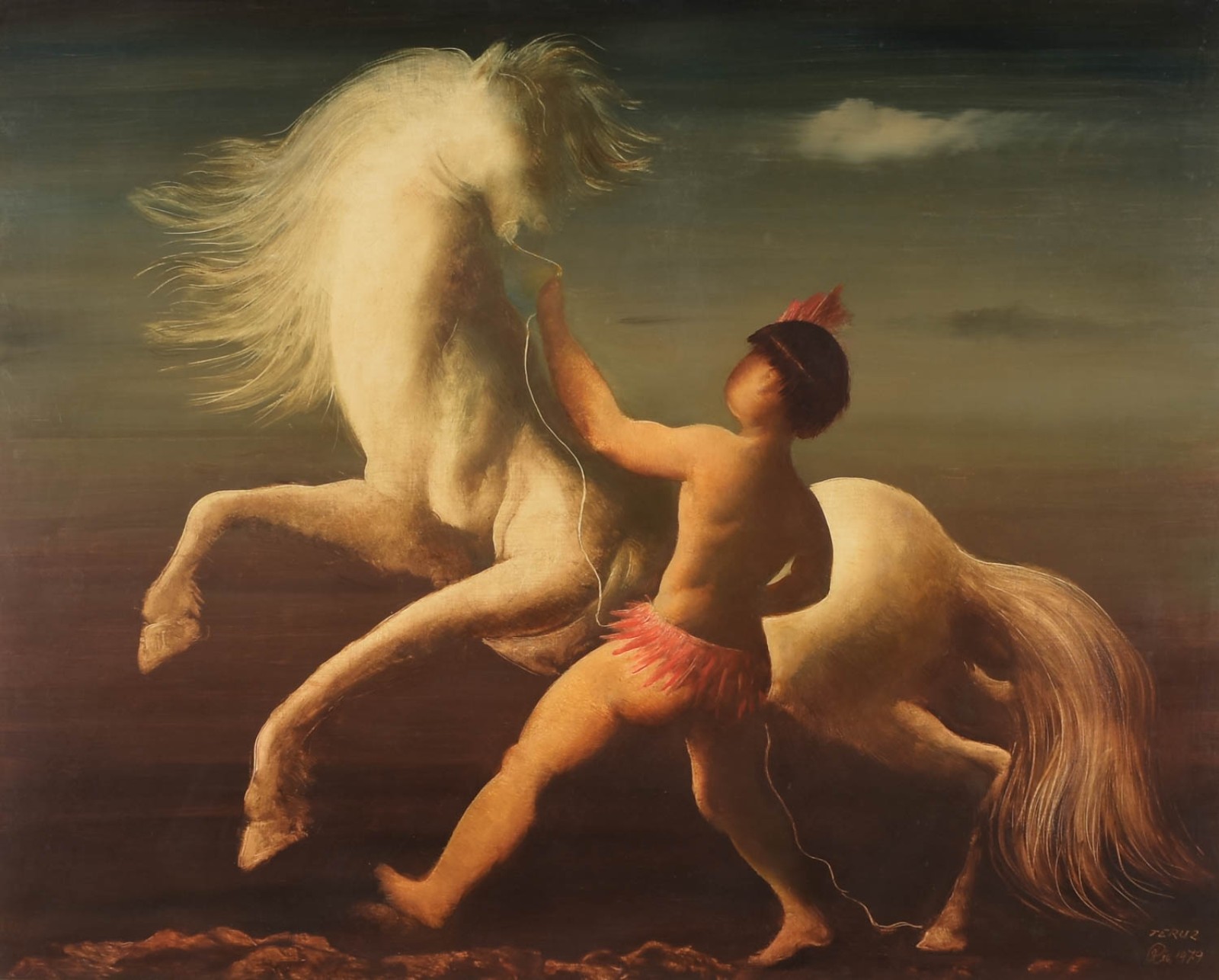 Orlando Teruz (1902-1984), Cavalo e Índio, 1979 - foto 1 de 5