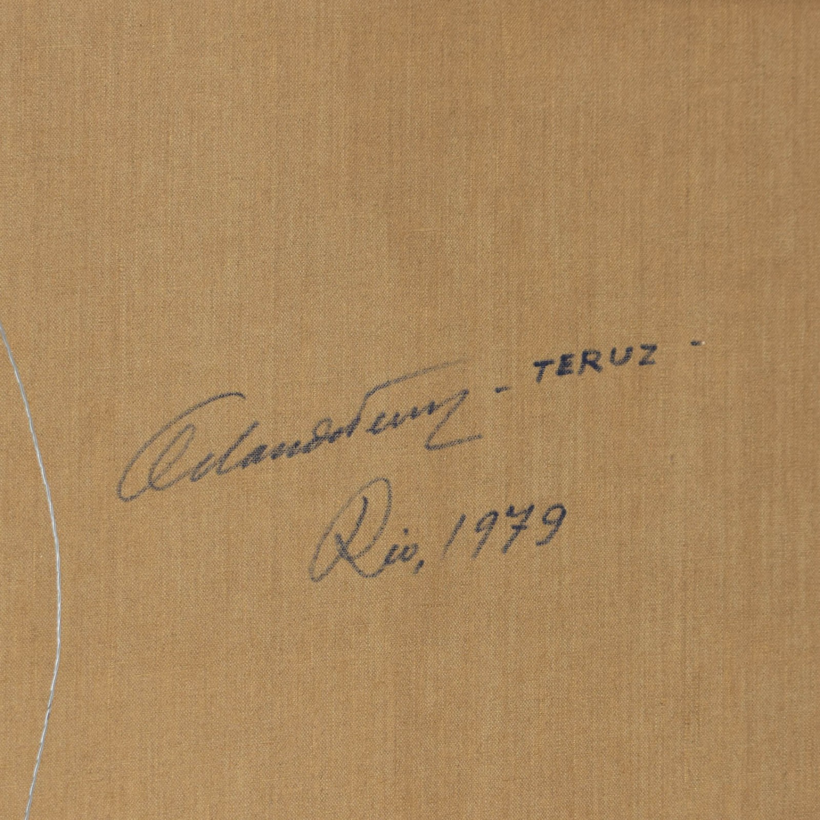 Orlando Teruz (1902-1984), Cavalo e Índio, 1979 - foto 5 de 5