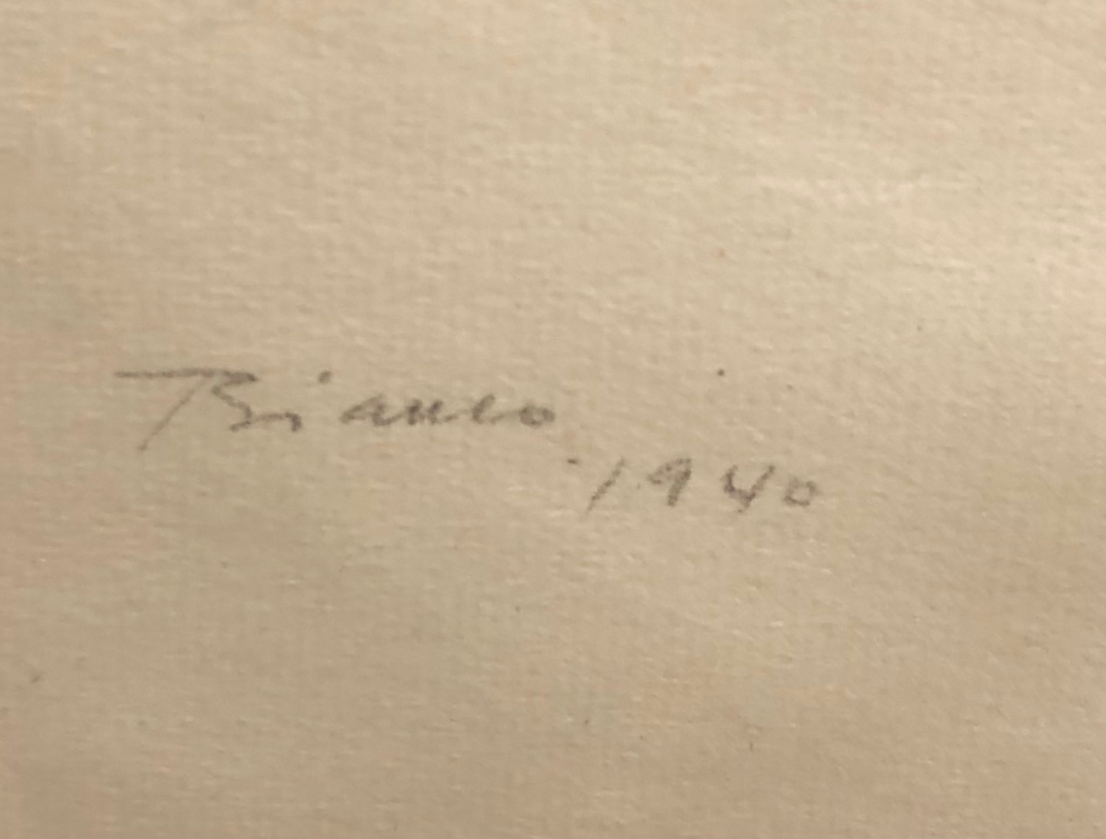 Enrico Bianco (1918-2013), Nú, 1940 - foto 3 de 4